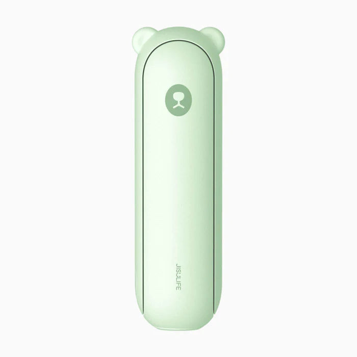 ventilator portabil de mana jisulife, life8 plus, autonomie 11-46h, baterie 4500mah, functie power bank, lanterna led, desig